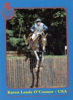 1995 Star Cards Riders of the World #51 Karen Lende O'Connor Front